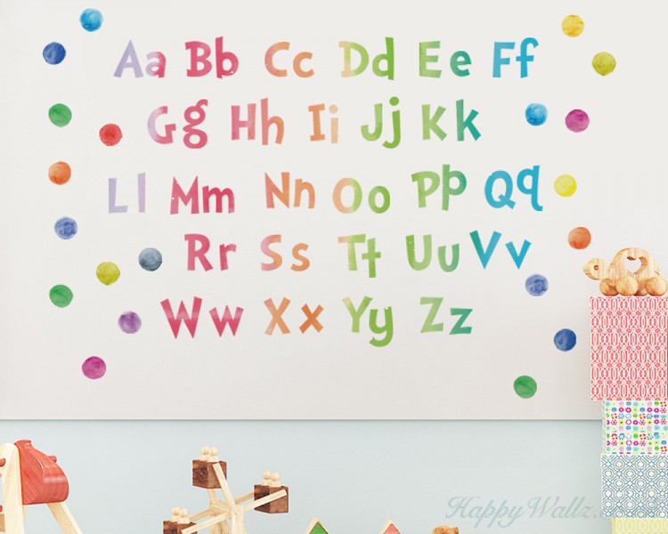 Alphabet Wall Decal Alphabet Wall Decal